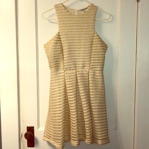 Cream colored semi formal dress